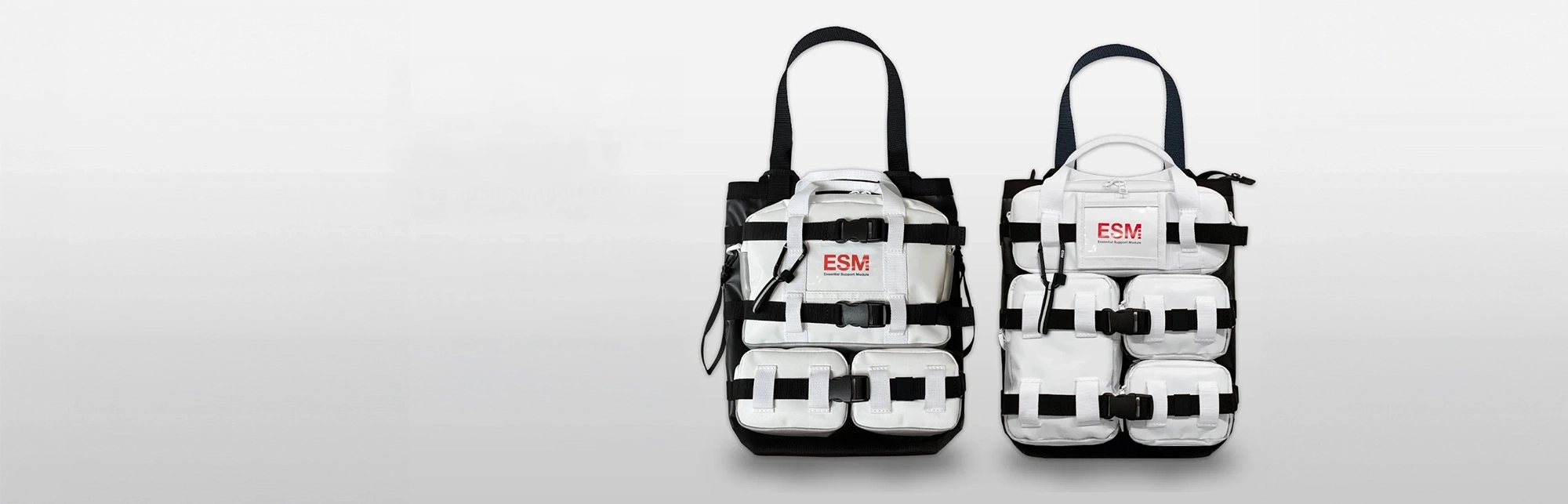 Two ESM Active Model modular bags